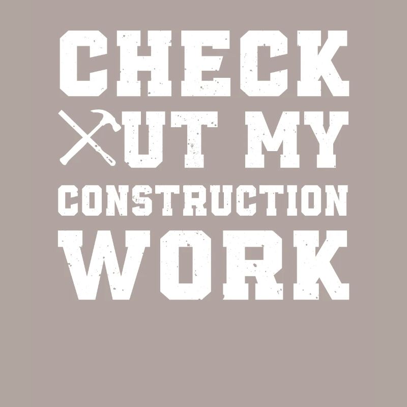 Funny Construction Worker Design