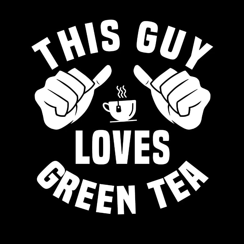 Ce gars aime le thé vert