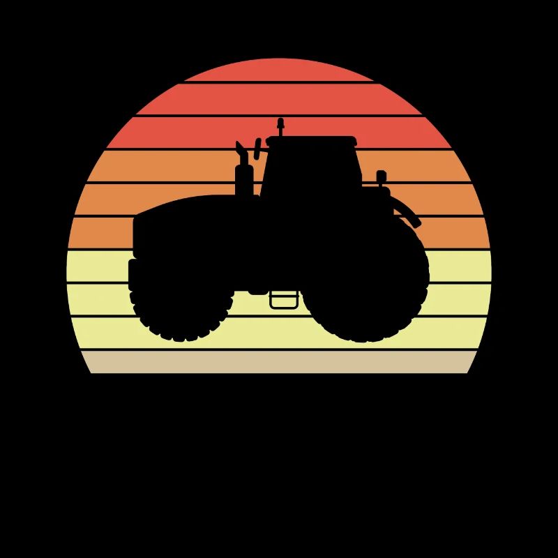 Traktor Bauer Trecker Bauernhof Logo