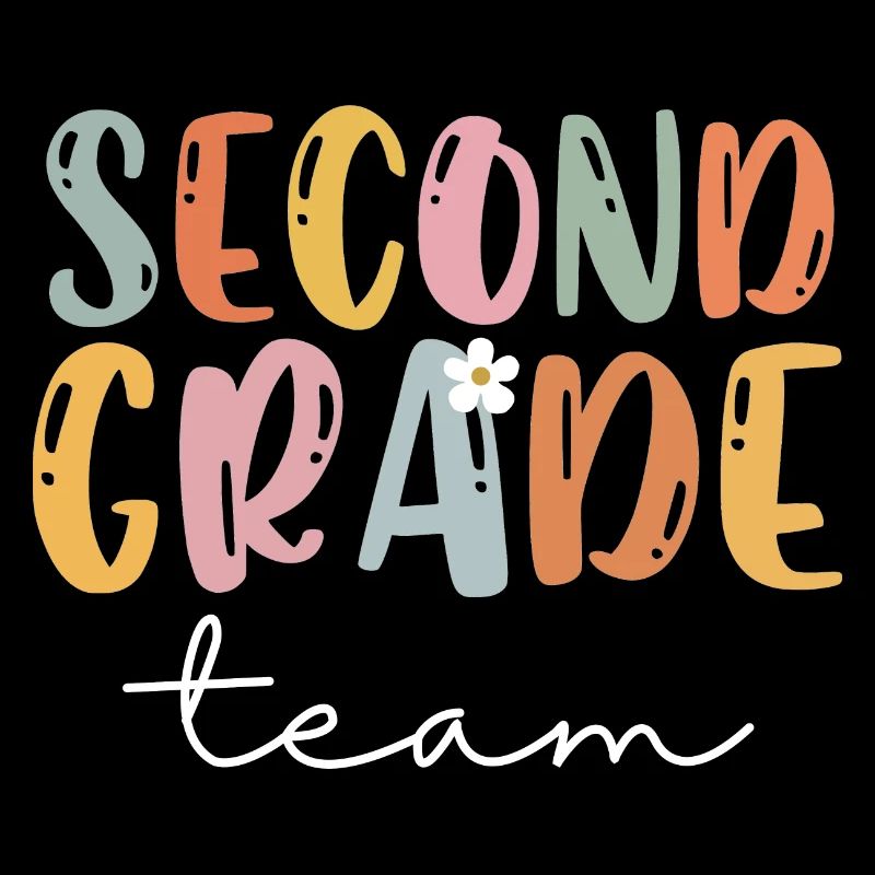 Team Second Grade 2nd Grade School Teacher Gift
