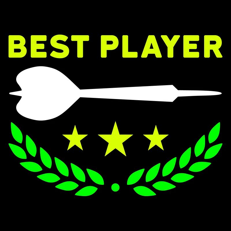 Best player (Dartpfeil, drei Sterne, Lorbeerkranz)