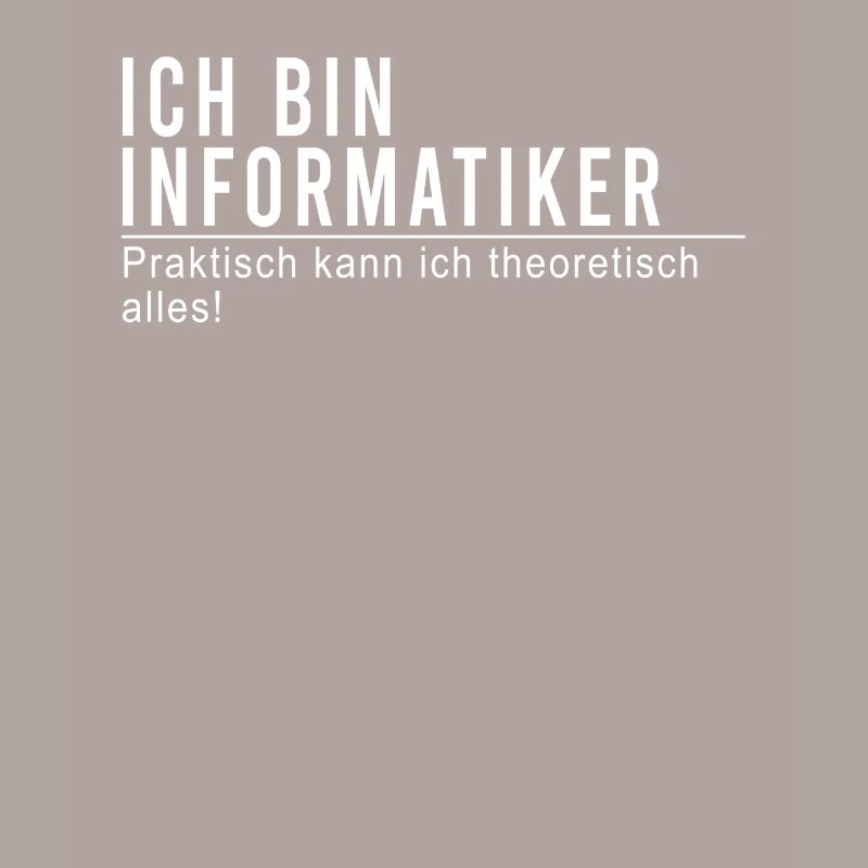 Informatiker IT Fachmann Geschenkidee