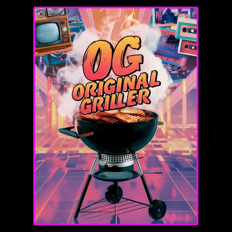 OG Original Griller BBQ 80s Style