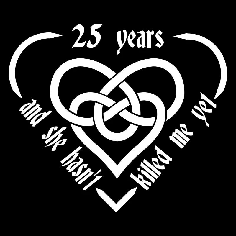 Silver Wedding 25th Anniversary Men Gift Idea