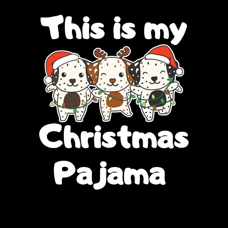 Pyjamas de Noël dalmate Chiens