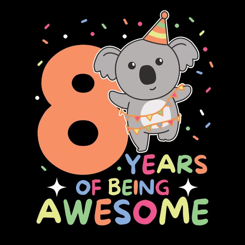 Koala pour les enfants de 8 ans de huit ans