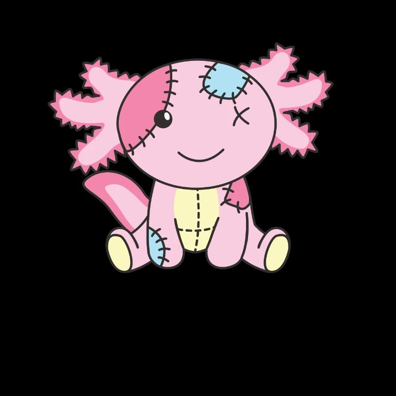 Kawaii Gothic Axolotl Pastel Gothic Goth