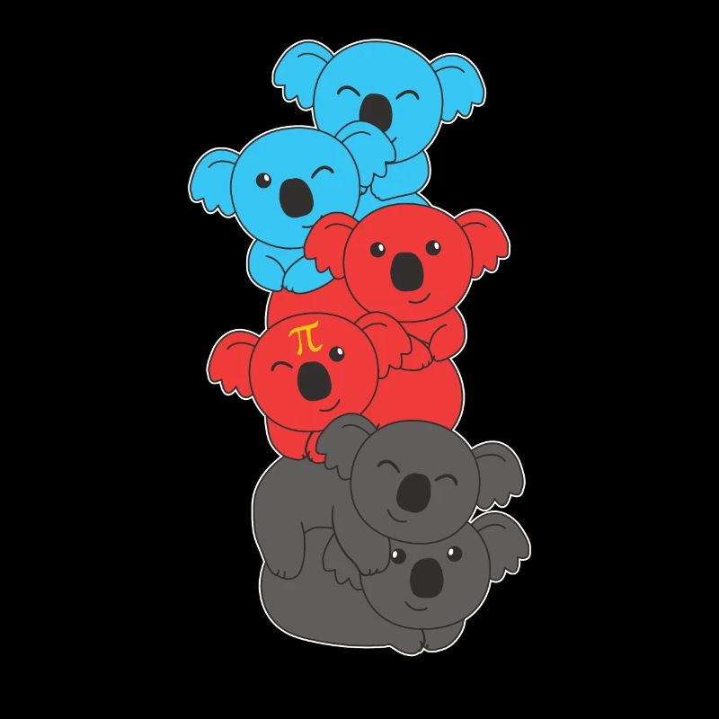 Polyamour Drapeau Gay Pride LGBTQ Koala Tower