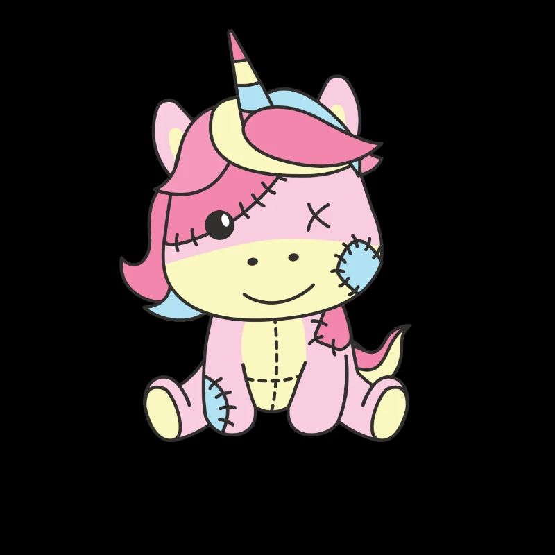Kawaii Gothic Einhorn Pastellfarben Gothic Goth