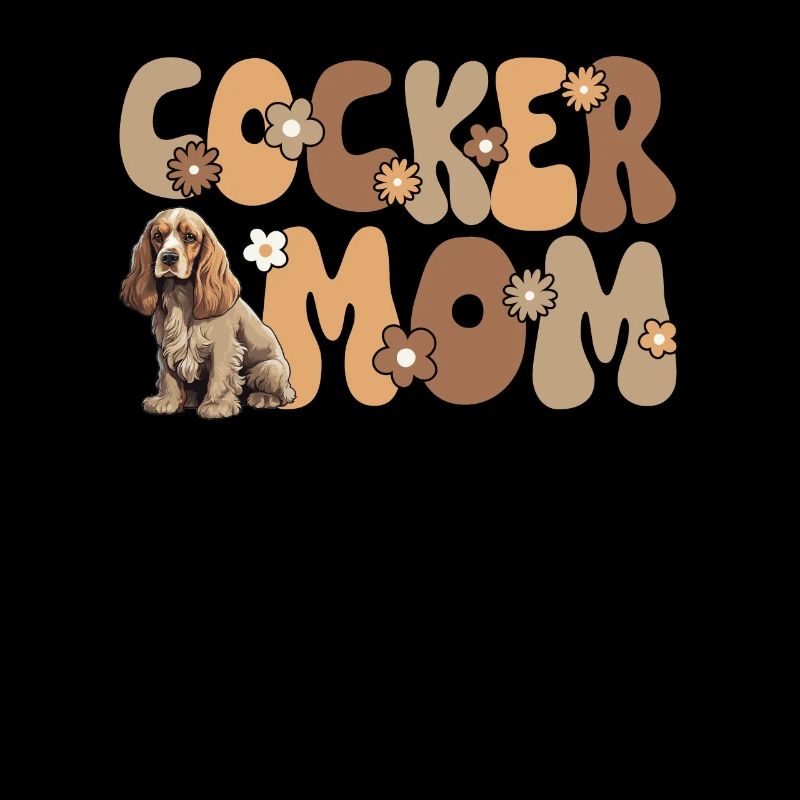 Cocker anglais Épagneul Groovy Cocker Maman