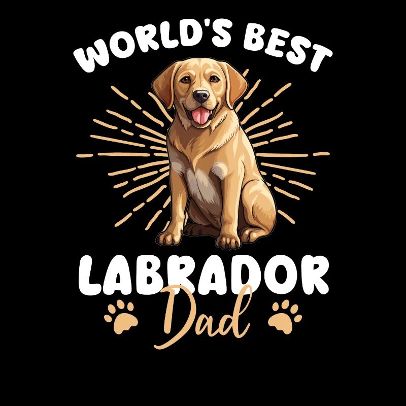 Labrador Retriver Papa Labrador Groovy