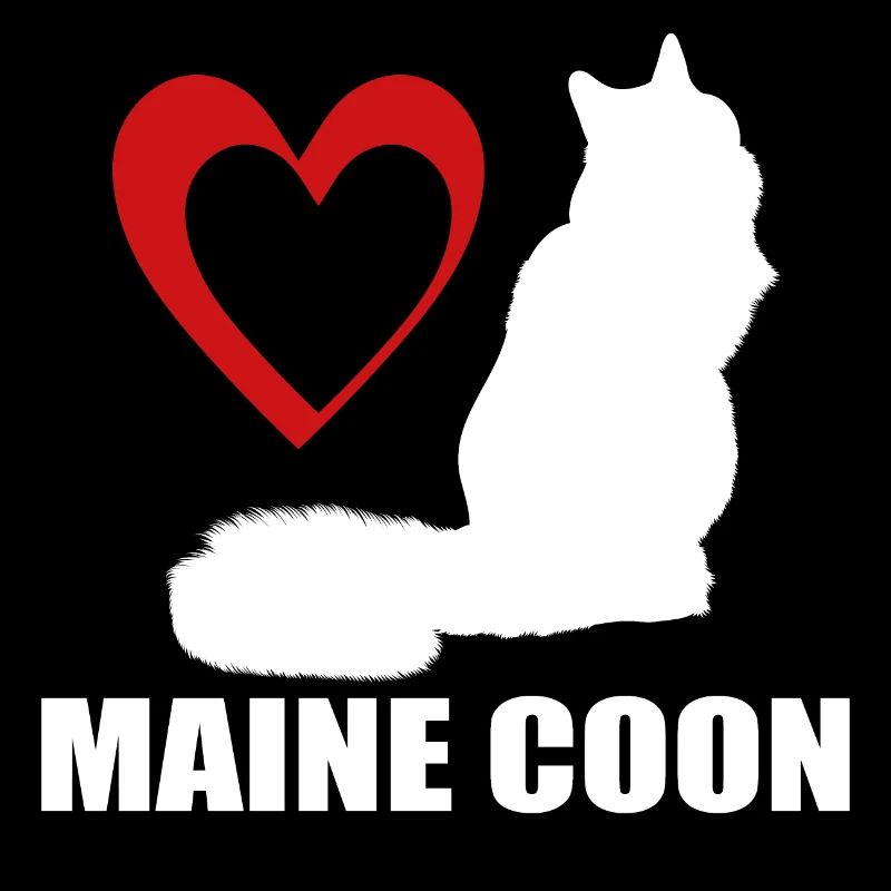 Katzen Maine Coon Katzenhalter Geschenkidee