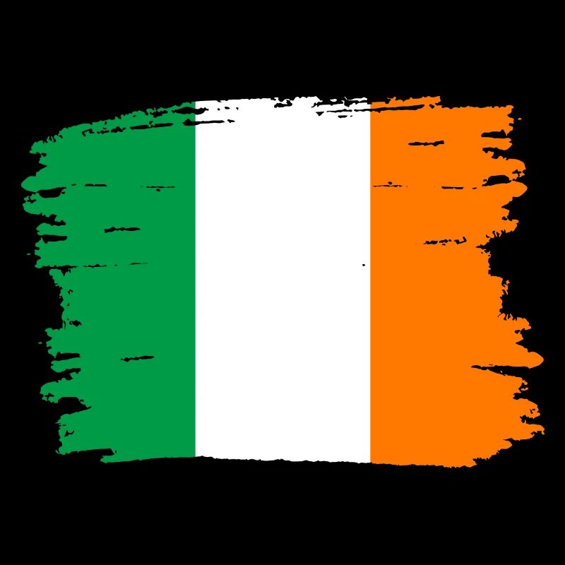 Drapeau de l’Irlande Drapeau irlandais vintage Dublin