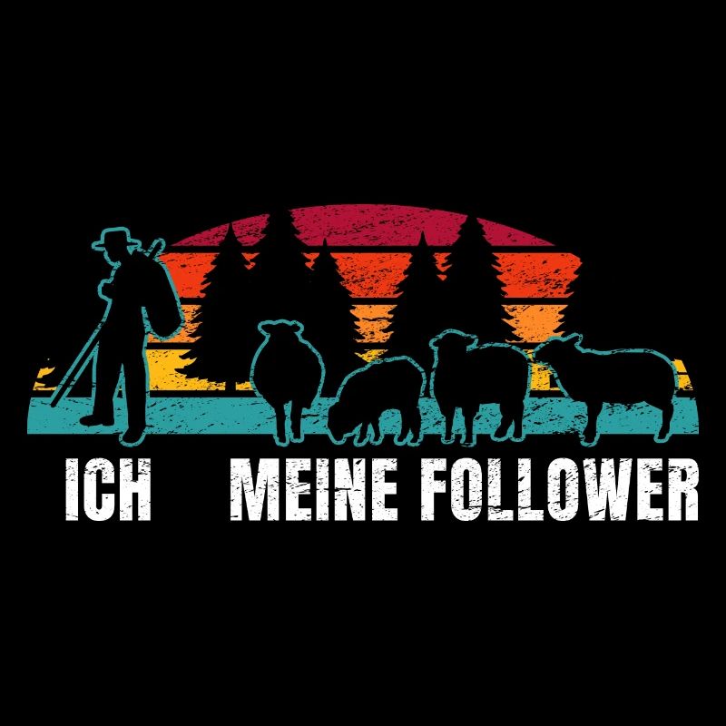 Ich Meine Follower Schafhirte Schäfer Hirte Schafe