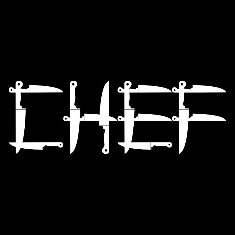 Chef Couteau Cuisinier Idée Cadeau Drôle