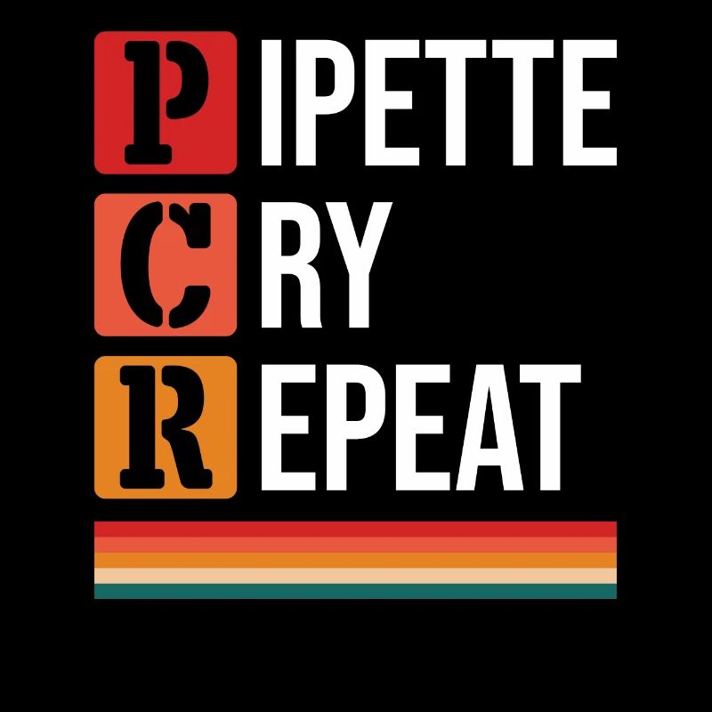 PCR Pipette Cry Repeat Laboratoire de chimie chimiste