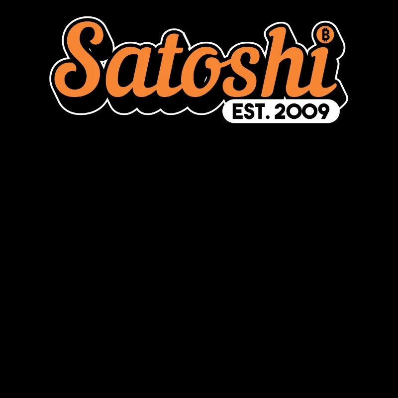 Satoshi est. 2009 | Bitcoin zum Mond Krypto