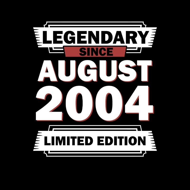 18th birthday August vintage 2004 gift idea