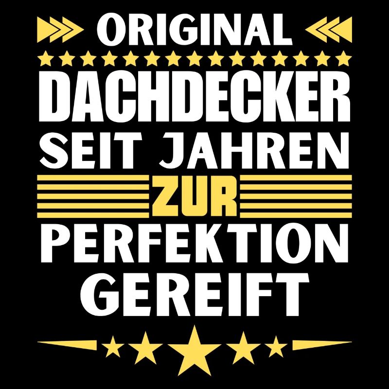Zur Perfektion gereifter Dachdecker