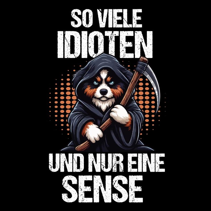 So Viele Idioten Australian Shepherd Aussie hund