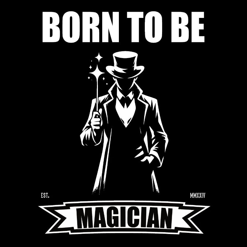 Born to be Magician – Coole Zauberer Design