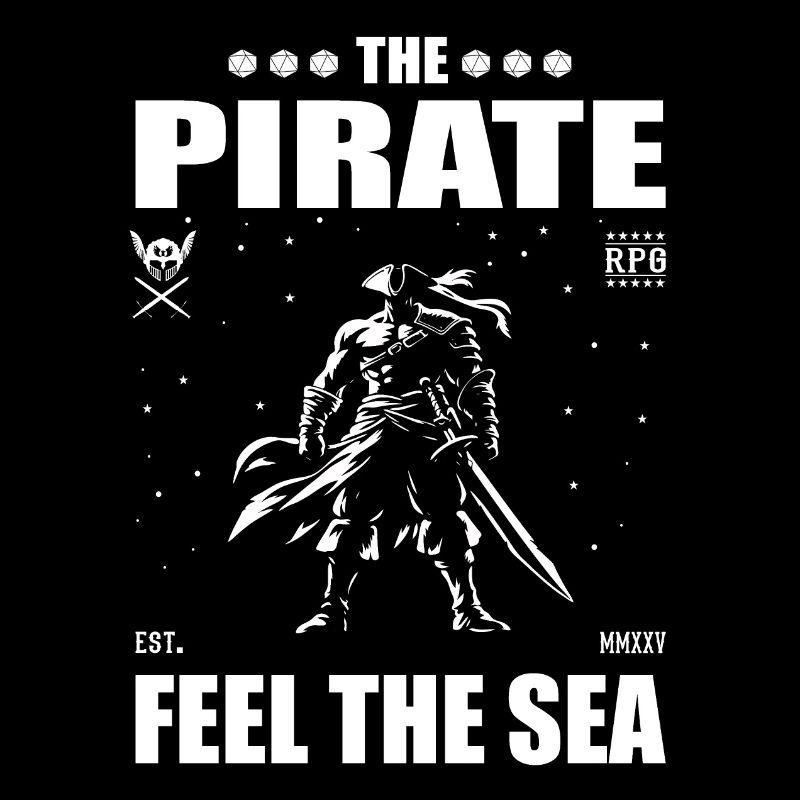 Le pirate - Sentez la mer - Cool Pirate Design