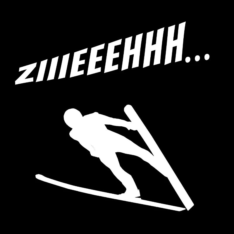 Skispringer Zieh