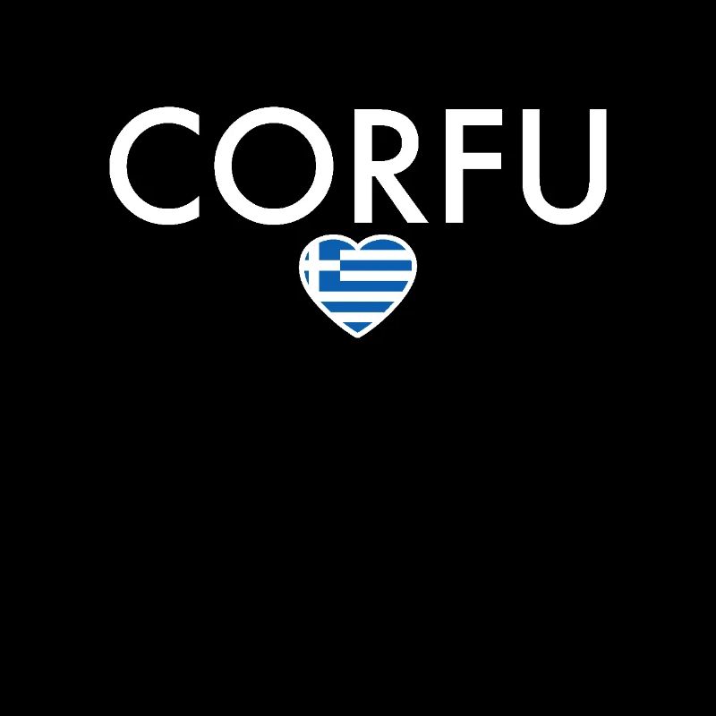 Corfou Grèce Drapeau grec Grec