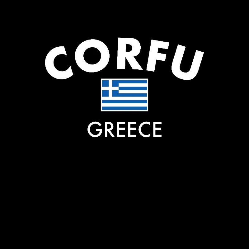 Corfou Grèce Drapeau grec Grec