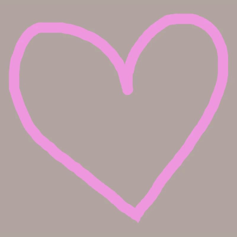 Rosa Herz Geschenkidee pink