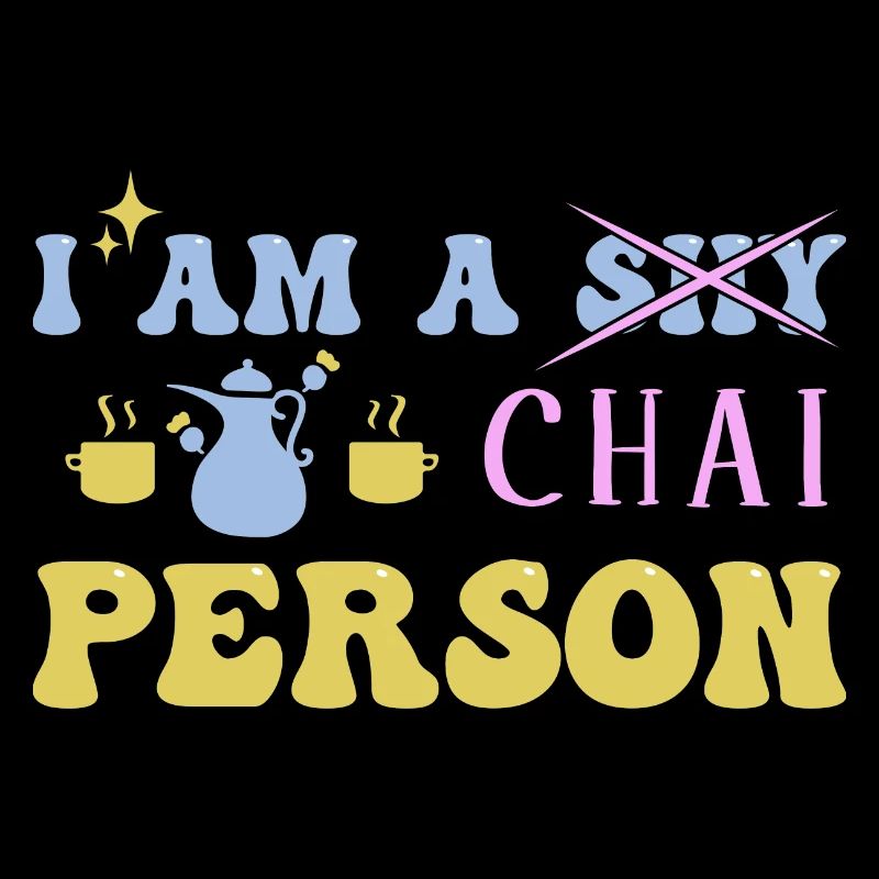 Chai Latte Tee trinken Teetrinker