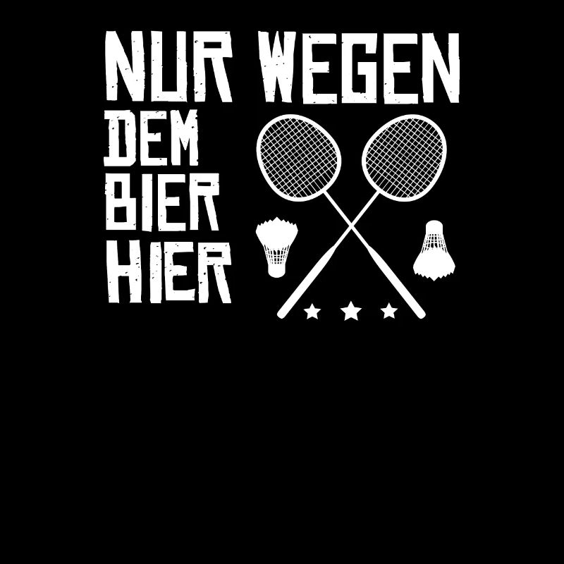 Badminton Spieler Geschenkidee Design