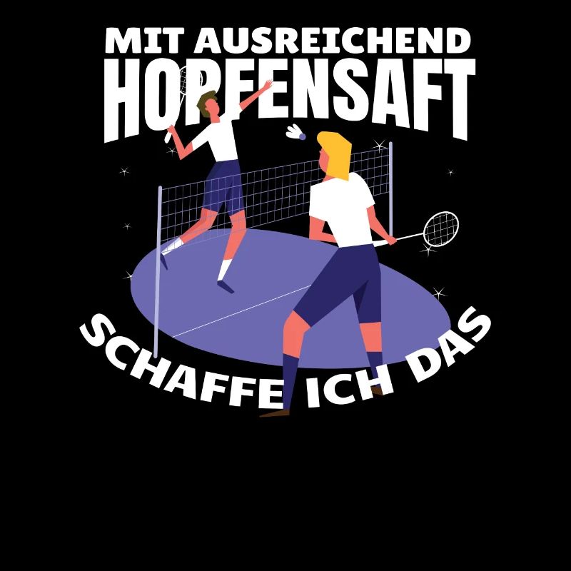 Badminton Spieler Geschenkidee Design