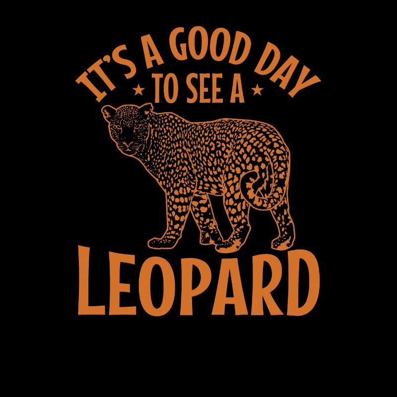 It's a good Day to see a Leopard Raubkatze Tier