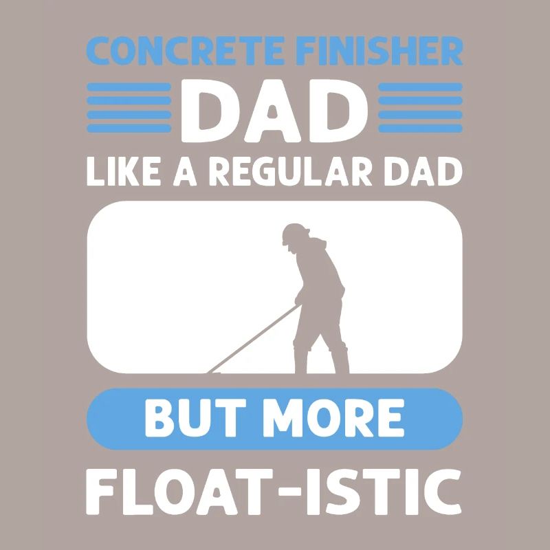 Concrete builder Papa. Cement masonry. Concrete builder