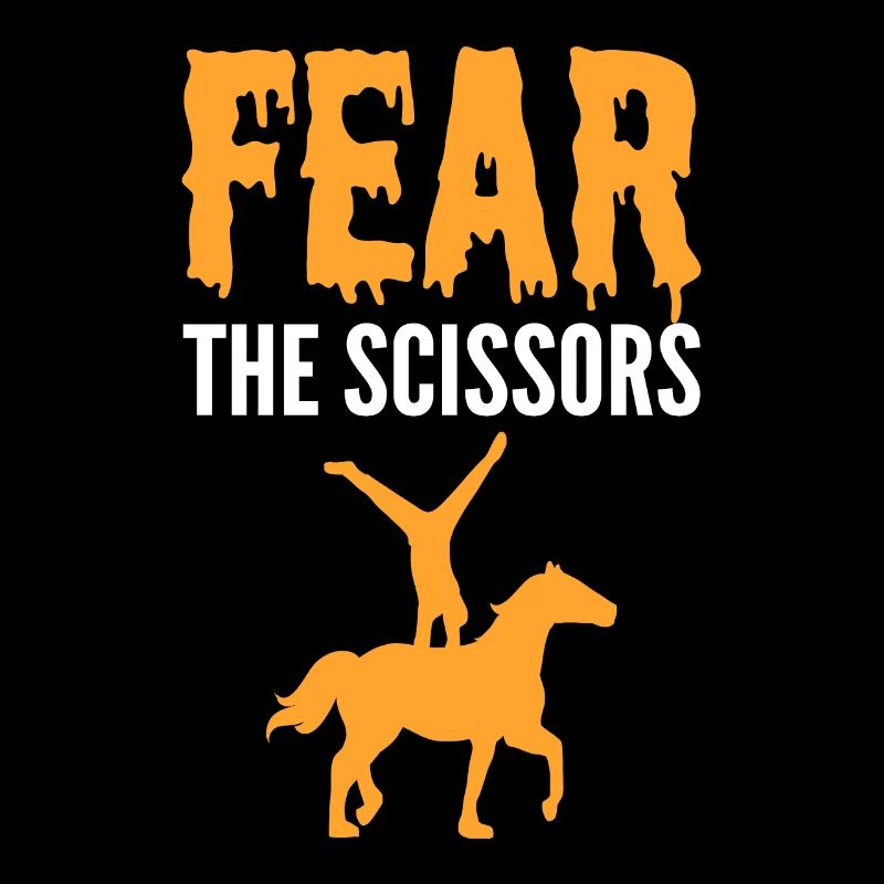 Quartier à cheval. Craignez les ciseaux. Cheval