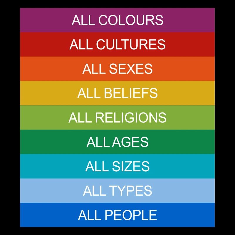 Tolerance Equality Inclusion Tolerance Pride Queer