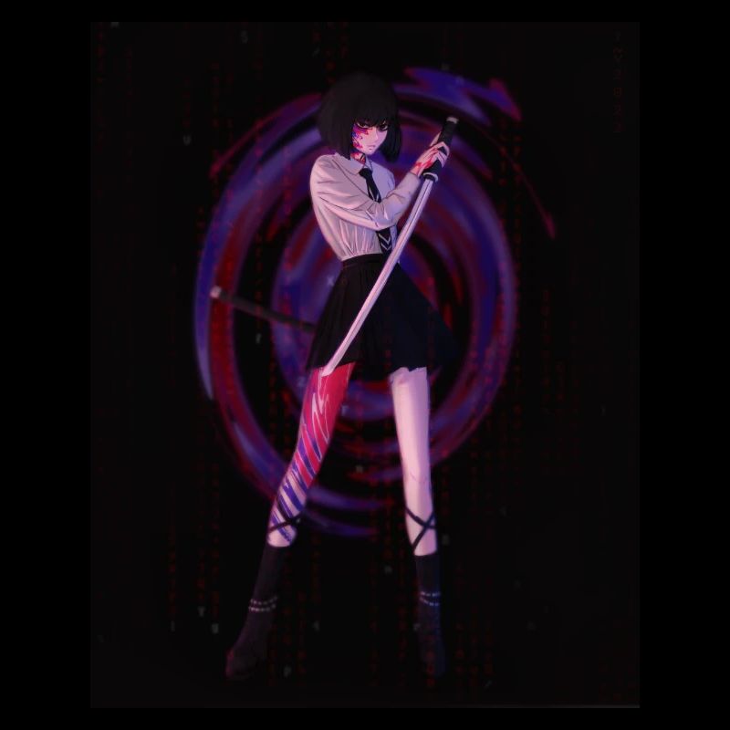 Samurai Mädchen