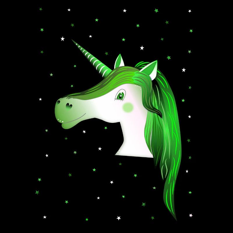Unicorn starry sky