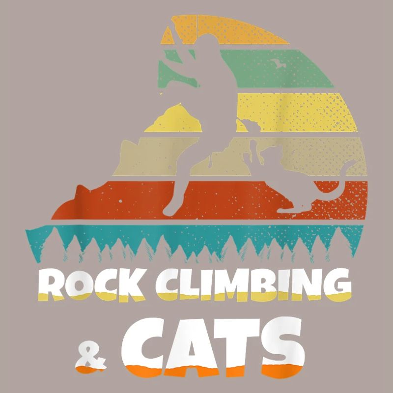 Rock Climbing Cat Klettern Katze Geschenk Hobby