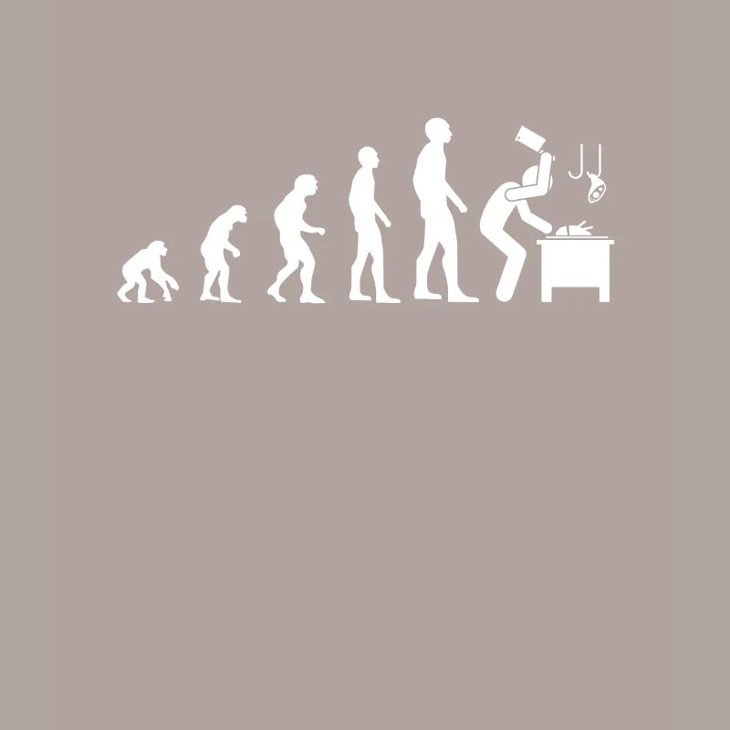 Evolution Metzger Humor Metzger Mann Geschenk
