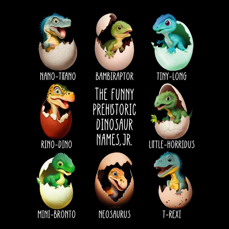 Bébé dinos dans l’œuf