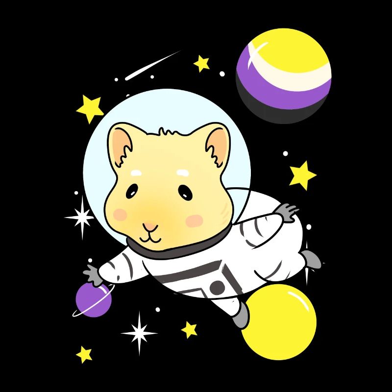 Nichtbinäres Meerschweinchen Nonbinary Pride