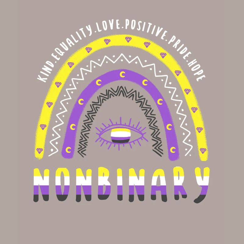 Boho Regenbogen Nonbinary
