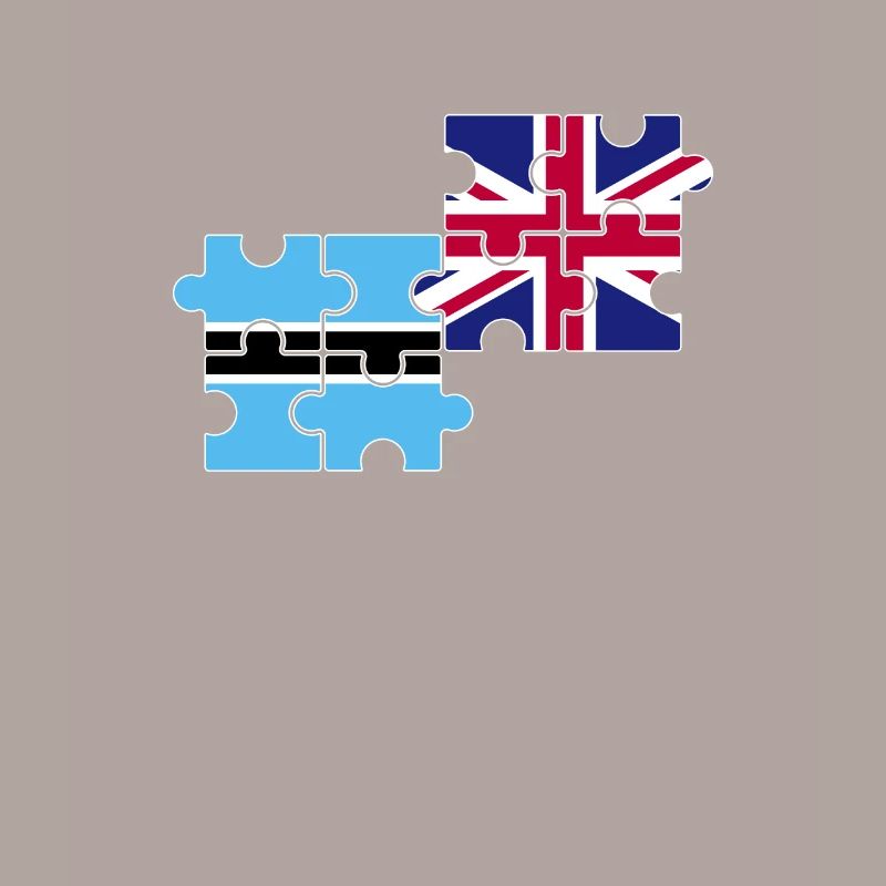 Botswana Drapeau du Royaume-Uni Botswanais britannique