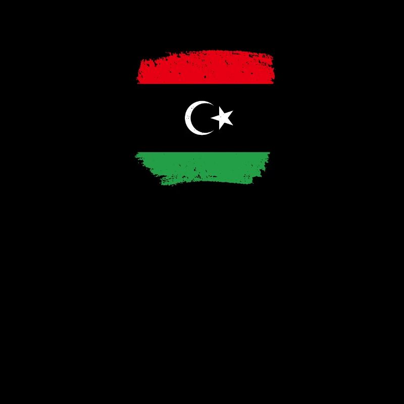 Libye Vintage drapeau libyen libyen