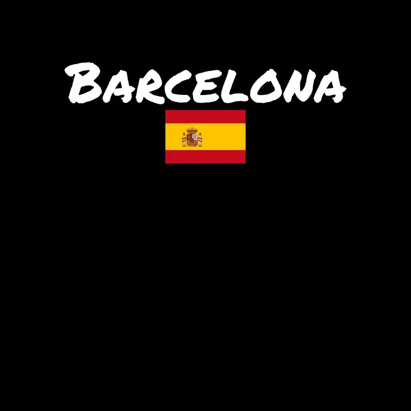 Barcelone, Espagne, Drapeau espagnol, Espagnols
