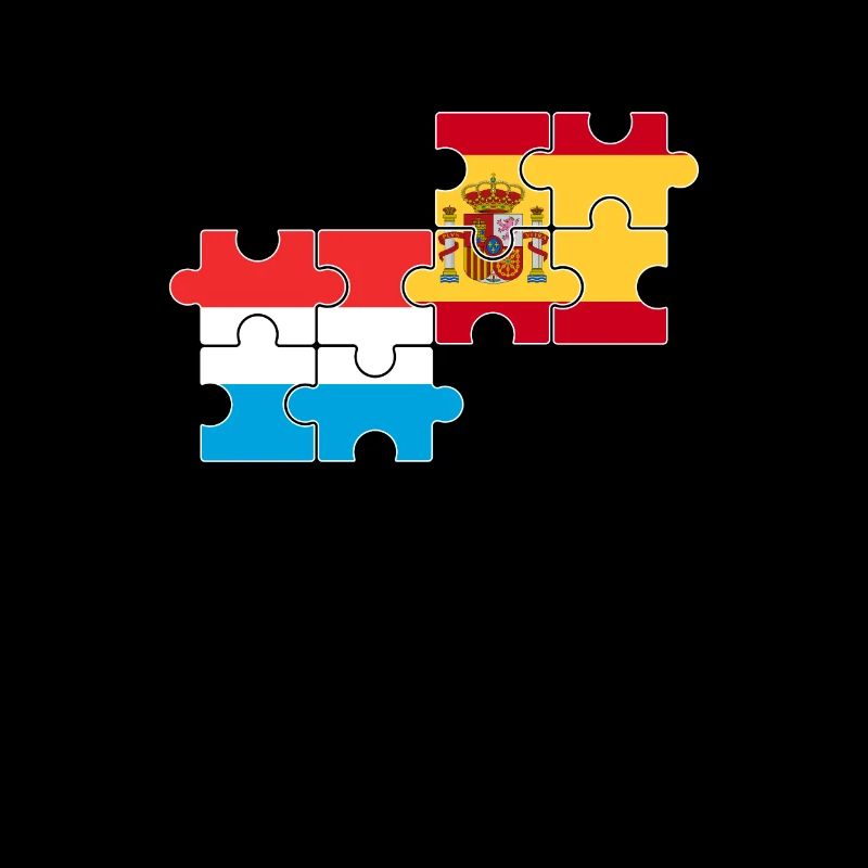 Luxembourg Spain Flag Spanish Luxembourger
