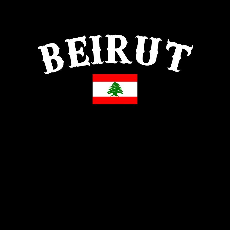 Beirut Libanon Libanesische Flagge Libanese