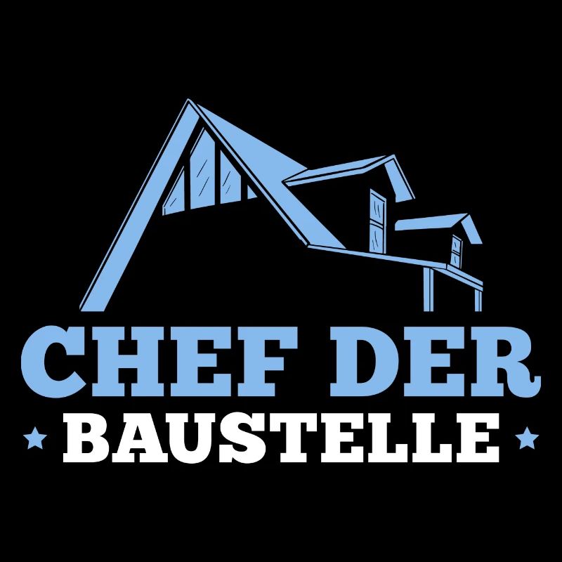 Hausbau Chef der Baustelle Eigenheim Bauherr